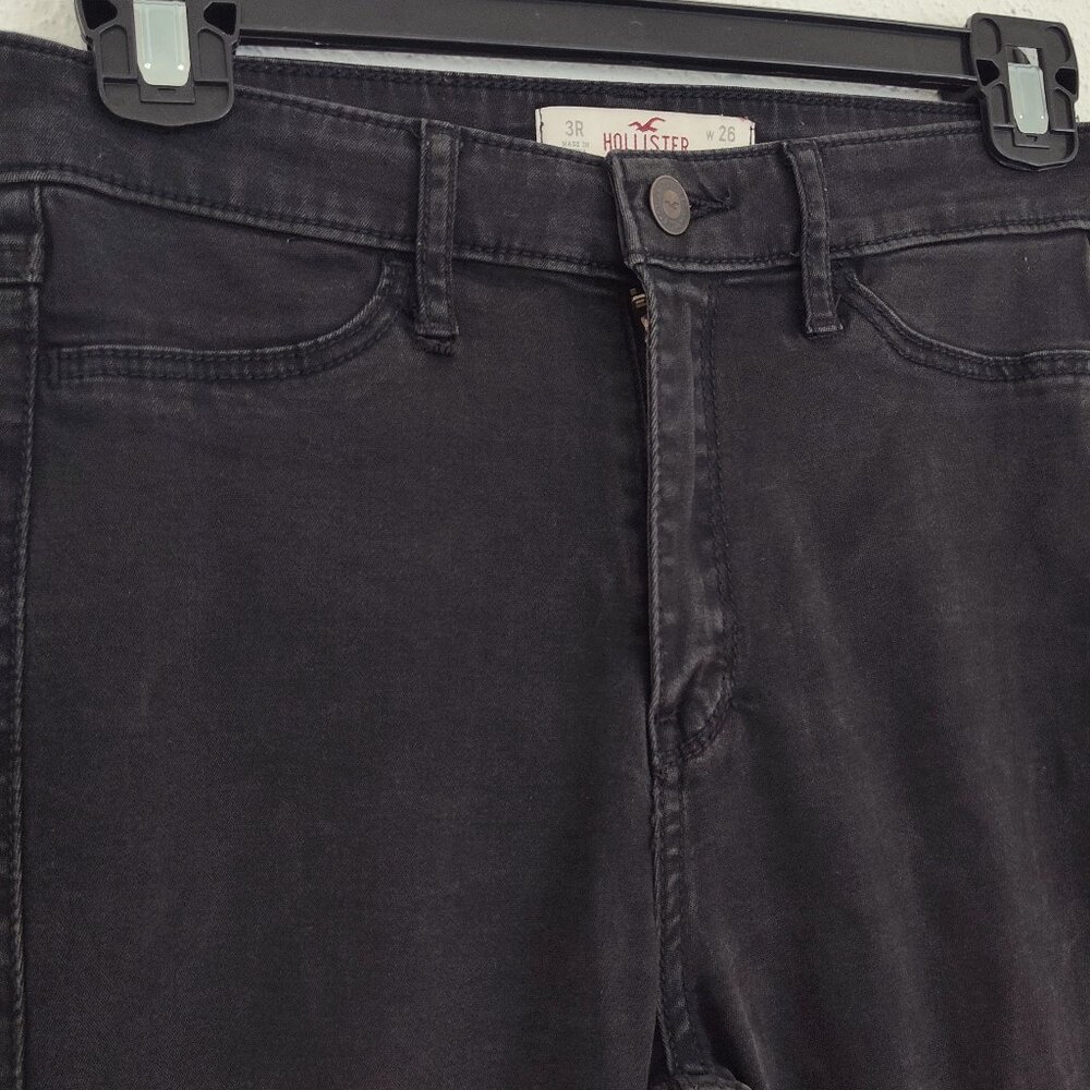 Hollister, Girls Khaki Pants, Stretch Denim, 26W 29L, 3R
